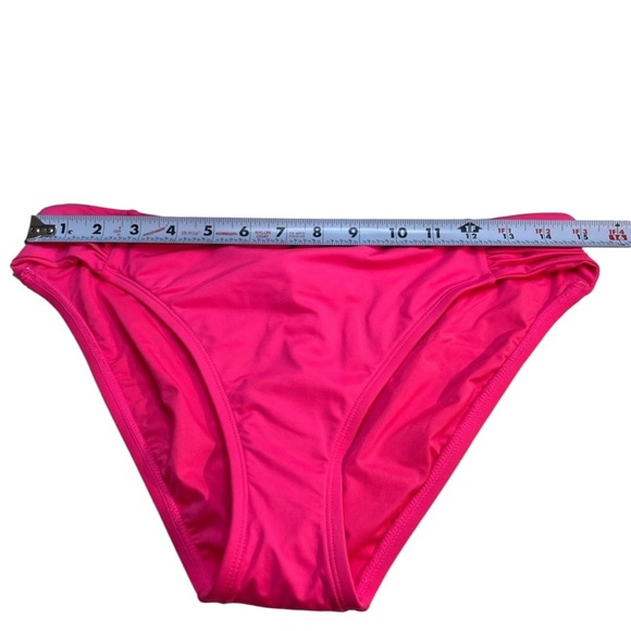 La Blanca Island Goddess Side Shirred Hipster Bottom, Pop Pink, Size 12, NWOT - Picture 5 of 9